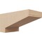 Ekena Millwork 4"W x 8"D x 4"H Wide Clemmons Rough Cedar Woodgrain TimberThane Corbel, Primed Tan CORUR04X08X04CLERCPR - alternate 1
